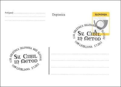 1150. OBLETNICA DELOVANJA MED SLOVANI - SV. CIRILL IN METOD